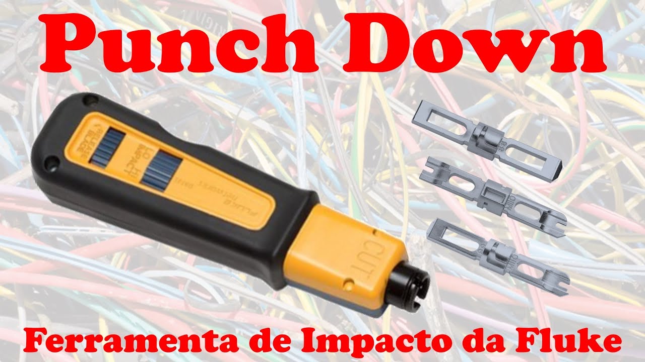 Ferramenta de impacto (punch down) D914 da Fluke Networks