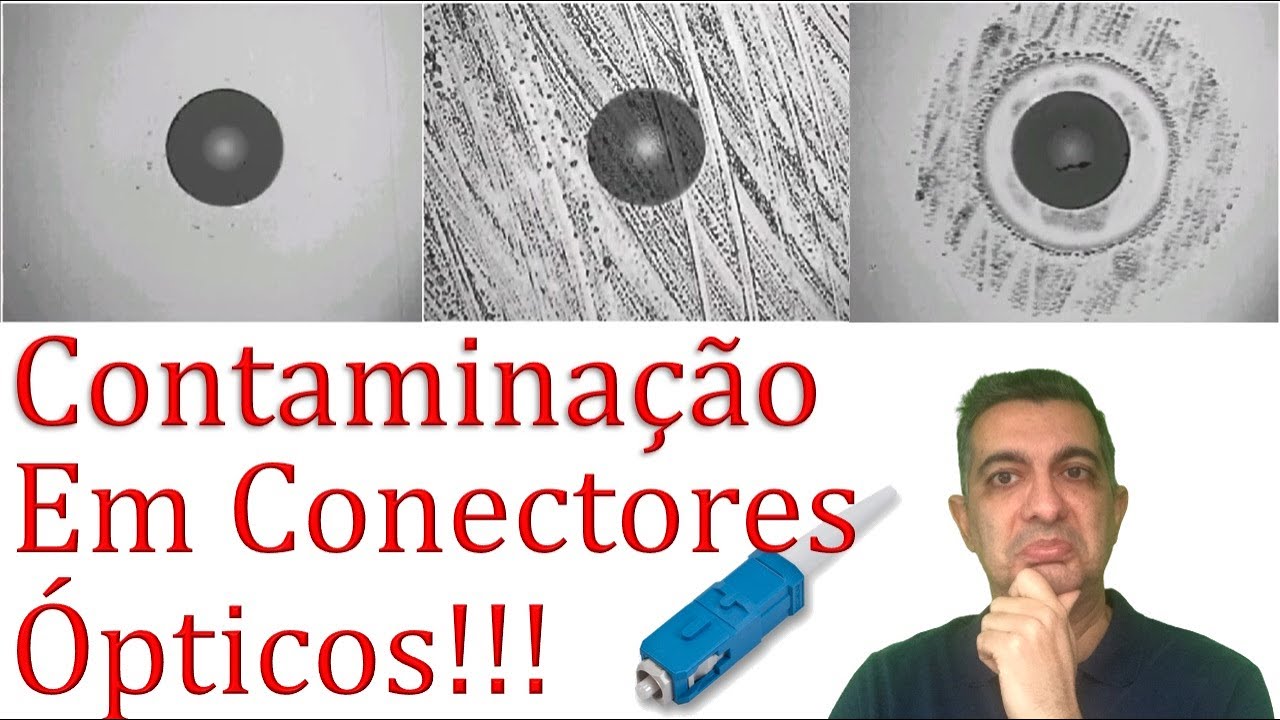 Contaminação do conector óptico e sua limpeza a seco | FiberInspector e Caneta Click | Fluke