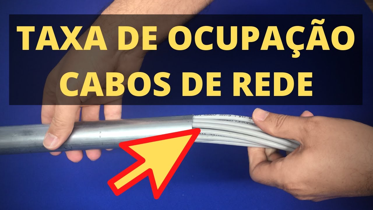 Taxa de ocupação em caminhos para cabos