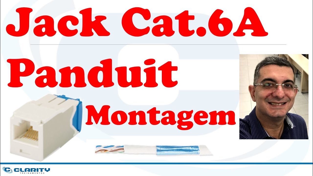 Montando uma tomada modular (jack RJ45) categoria 6A 'TG Style' da Panduit