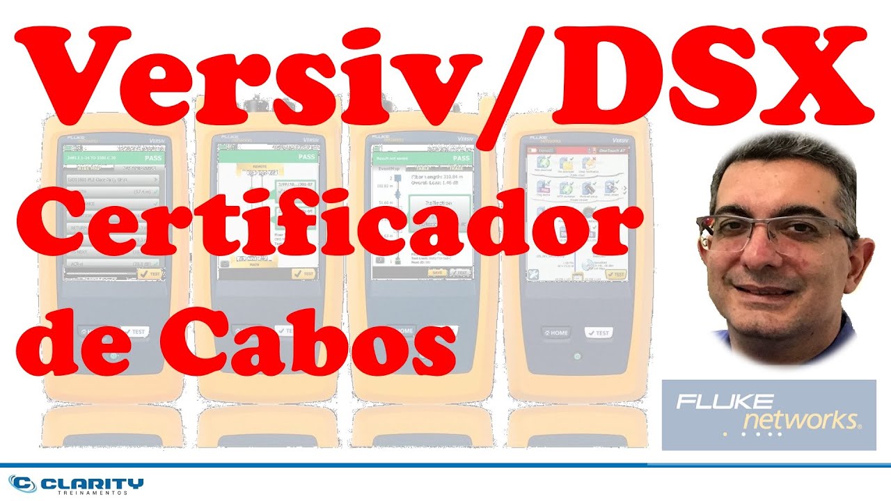Certificador de cabos Versiv (DSX, CertiFiber, OptiFiber) da Fluke Networks