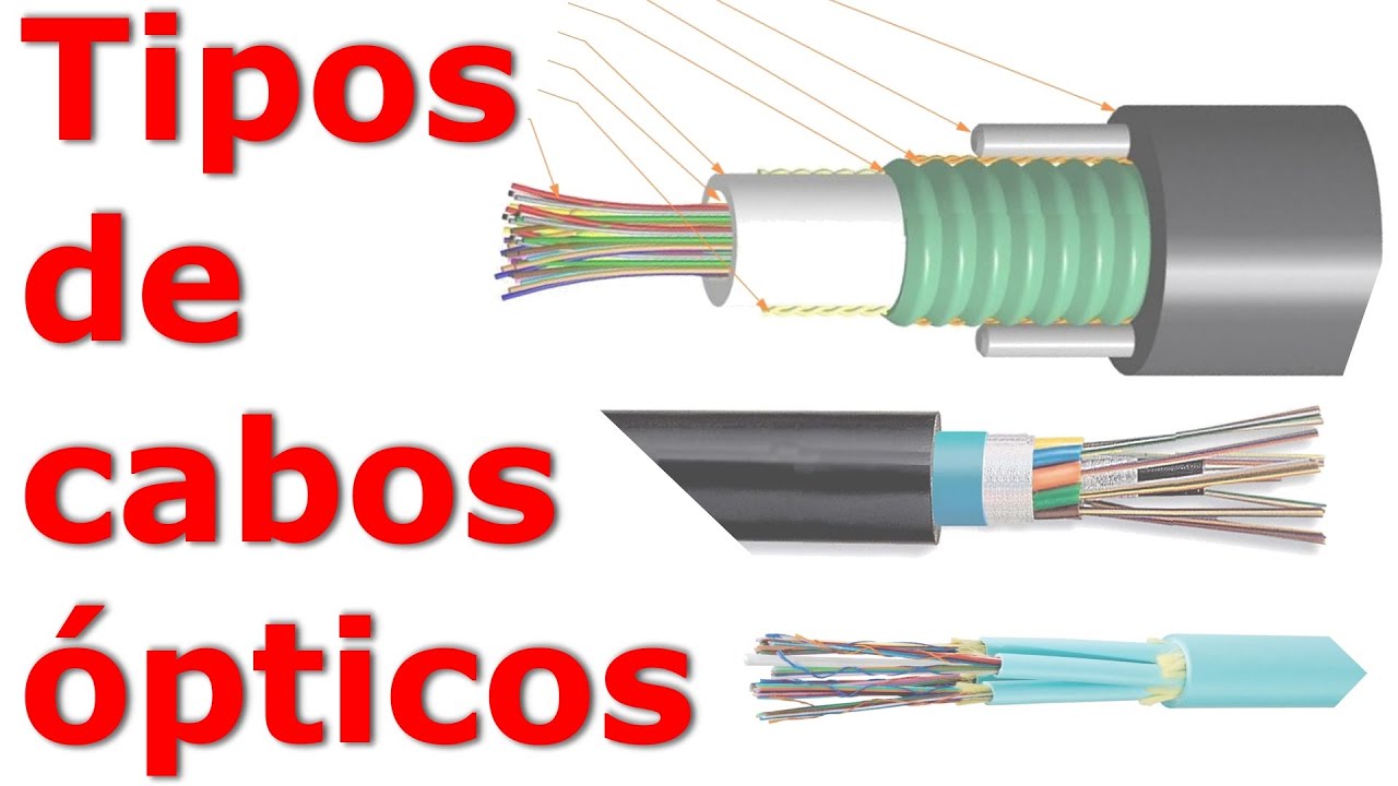 Tipos de cabos de fibra óptica