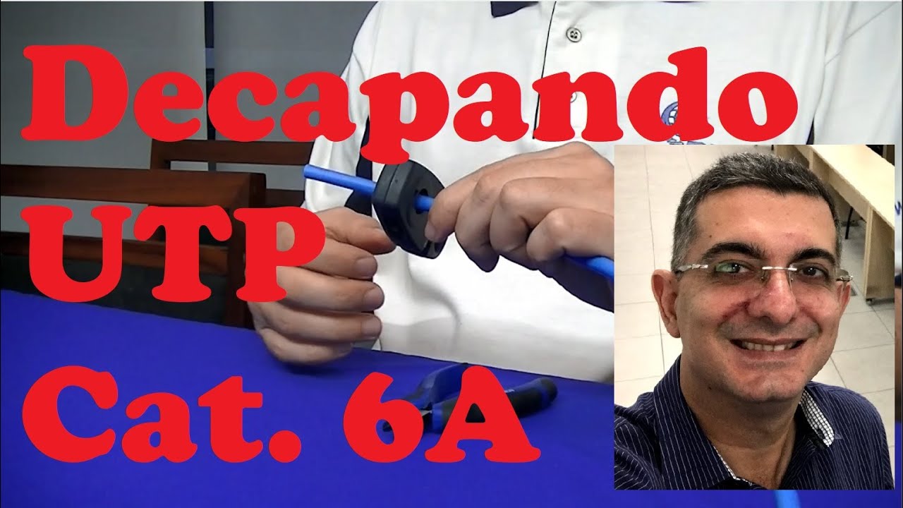 Como decapar um cabo UTP Categoria 6A da Panduit modelo TX6A Matrix