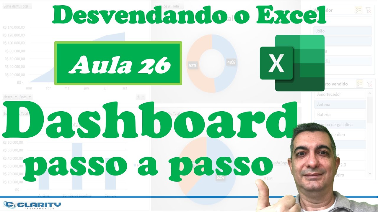 Dashboard passo a passo | Curso Gratuito 'Desvendando o Excel' | Aula 26