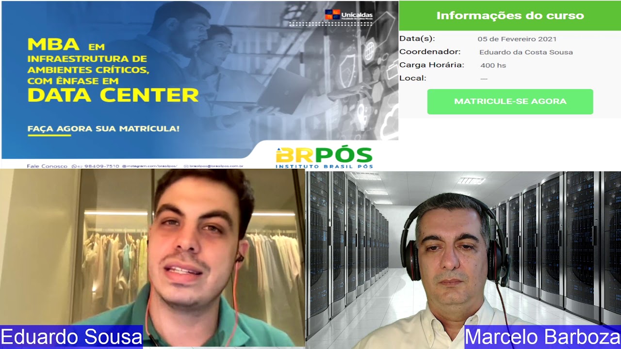 Entrevista com o coordenador do MBA em Infraestrutura de Data Centers