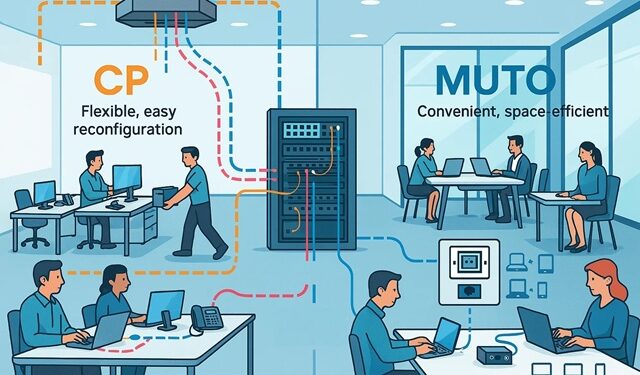 CP vs. MUTO: Qual a Melhor Solução para o Cabeamento Estruturado do seu Escritório?