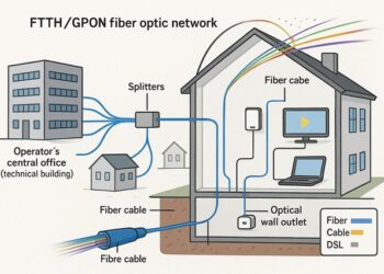 Redes FTTH: O Guia Completo sobre Fibra Óptica até a Casa