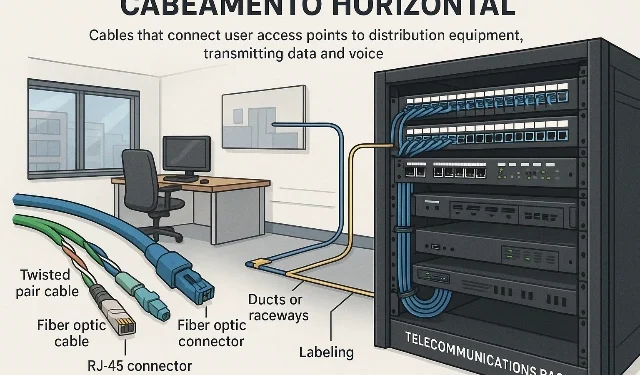 Cabeamento Horizontal: Fundamentos, Normas e Boas Práticas para Infraestrutura de TI