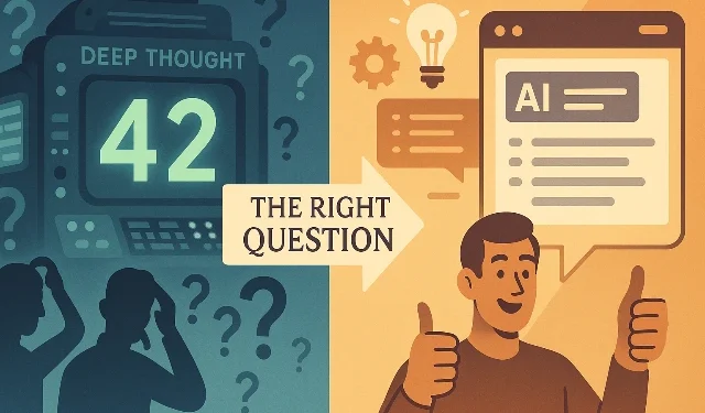 O Paradoxo do 42: Por Que Saber Perguntar é Mais Importante que Ter uma IA Poderosa