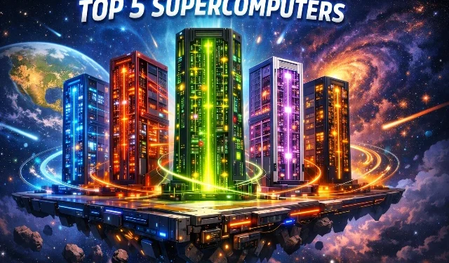 Os Titãs do Silício: Conheça os 5 Supercomputadores Mais Poderosos do Mundo em 2025